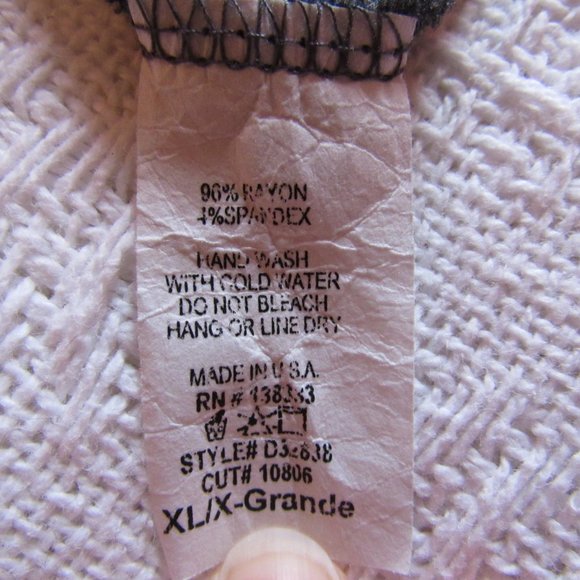 Sweet Daisy T-shirt Mini Dress Size XL Long Sleeve Savage Fangs Roses Keyhole - Picture 11 of 12